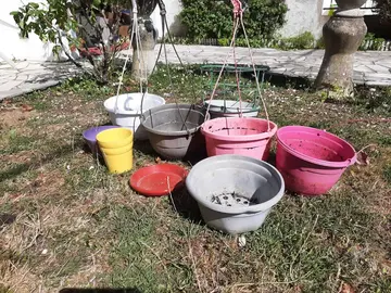 Lot pots et jardinières
