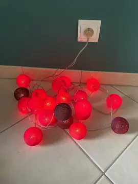 guirlande boules lumineuses