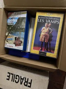 lot de cassettes video