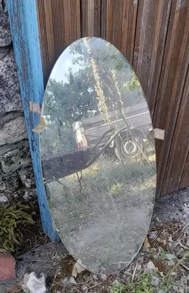 miroir ovale