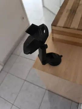 support téléphone noire