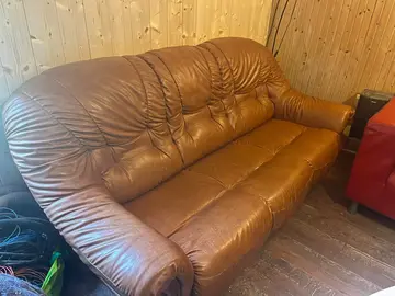 canapé avec couchage dépliant