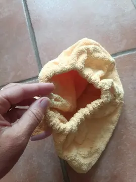 serviette de tête pour cheveux