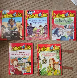 lot 5 j'aime lire 7 . 10 ans