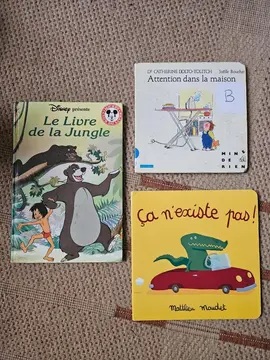 lot 3 livres enfants