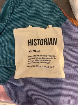 Tote bag "historian"