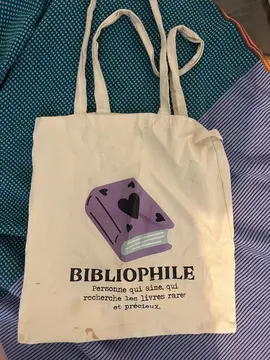 Tote bag "Bibliophile"