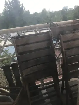 Chaises de jardin pliantes à rafraîchir