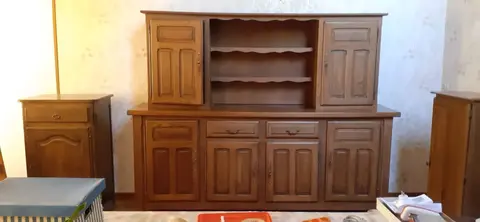 Buffet vaisellier bois massif