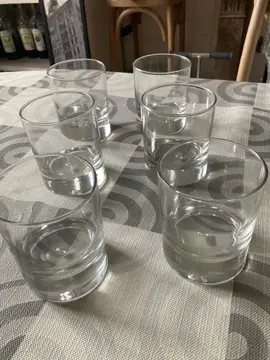 lot de 6 verres