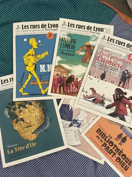 Lot de BD "Les rues de Lyon"