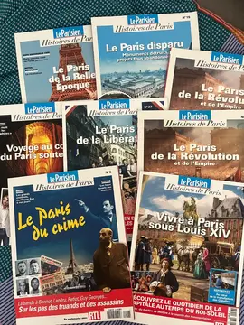 Lot de revues "Histoire de Paris"