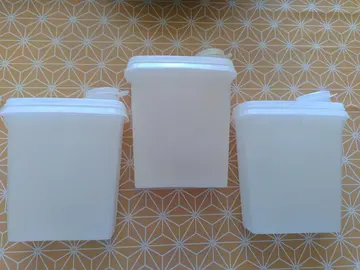 3 boîtes stockage hermétiques