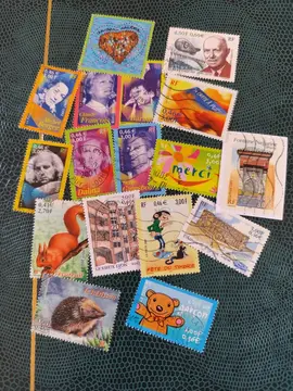 lot timbres France 2001..