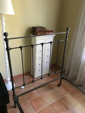 vieux lit en métal 100 x 200 sans sommier
