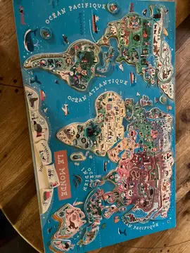 Planisphère avec magnets