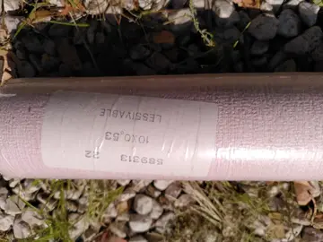 rouleau de tapisserie rose paley