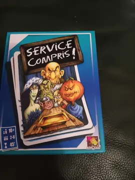 Jeu de société. ( Service compris ) à partir de 10 ans.