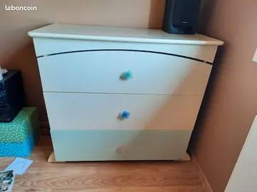 Commode Sauthon avec plan à langer