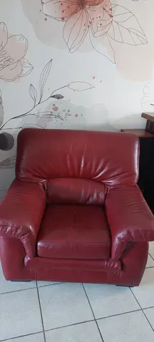 2 fauteuils cuir