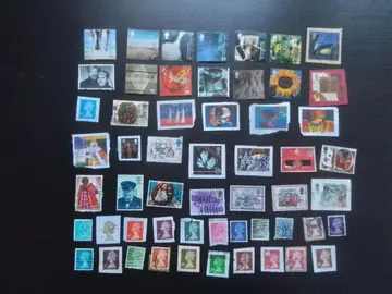 55 timbres deu Royaume-Uni