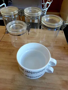Bocaux + tasses