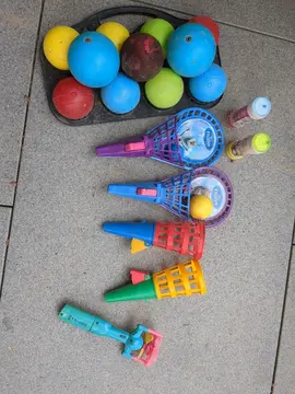 ensemble de jeux extérieurs
