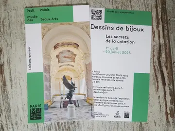 2 laissez-passer exposition Petit Palais