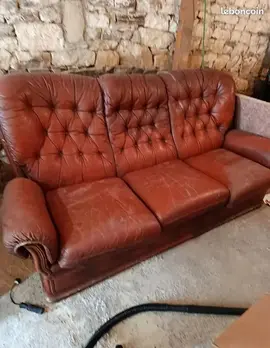Canapé en cuir