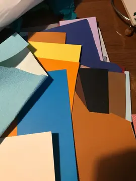 donne belles chutes de papier canson couleur et crépon