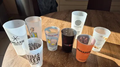 verres plastiques