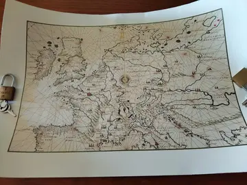 carte graphique vintage