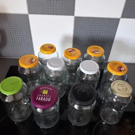 lot de bocaux en verre