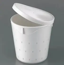 Lot de 4 faisselles 0,25 cl