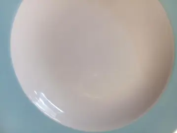 1 assiette avec une bande bleu