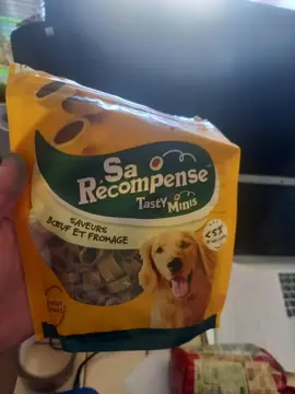paquet de friandise pour chien