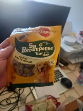 paquet de friandise pour chien