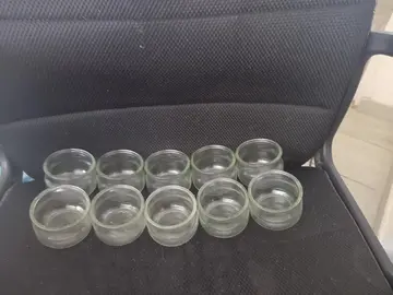 lot de 10 ramequin a crème dessert en vers