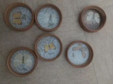 dessous de verre en bois