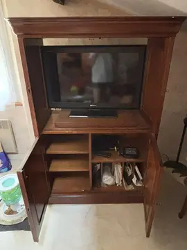 meuble télé bois