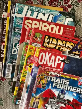 divers magazines pour ados