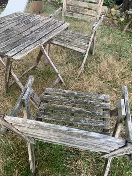 sali de jardin à restaurer