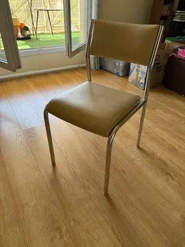 chaise inox