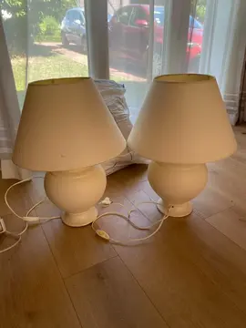 2 lampes de table