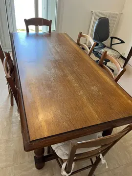 Table + 6 chaises