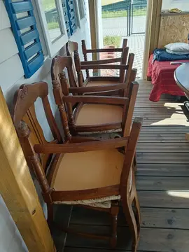 Table bois et chaises