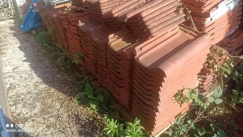 Lot tuiles rouges