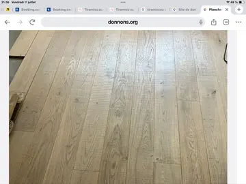 plancher en chêne