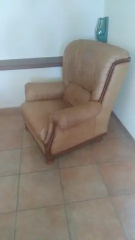 Fauteuil en cuir