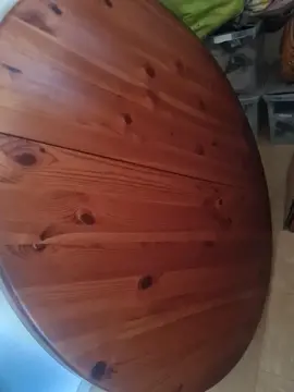 table rond en bois